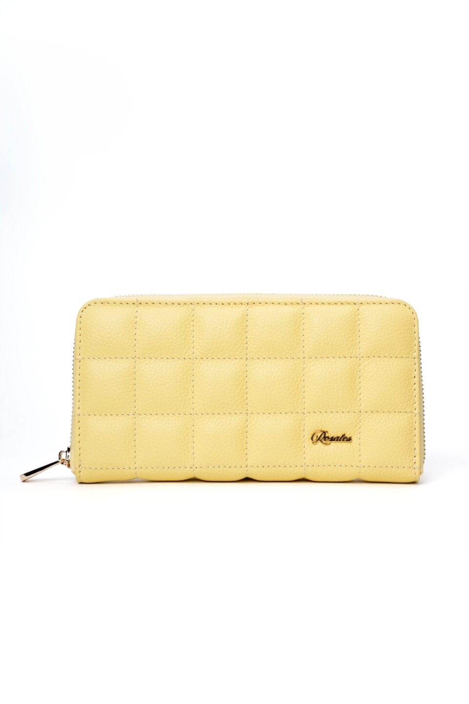 BILLETERA ROSE CUERO MINIFLOTER COLOR AMARILLO